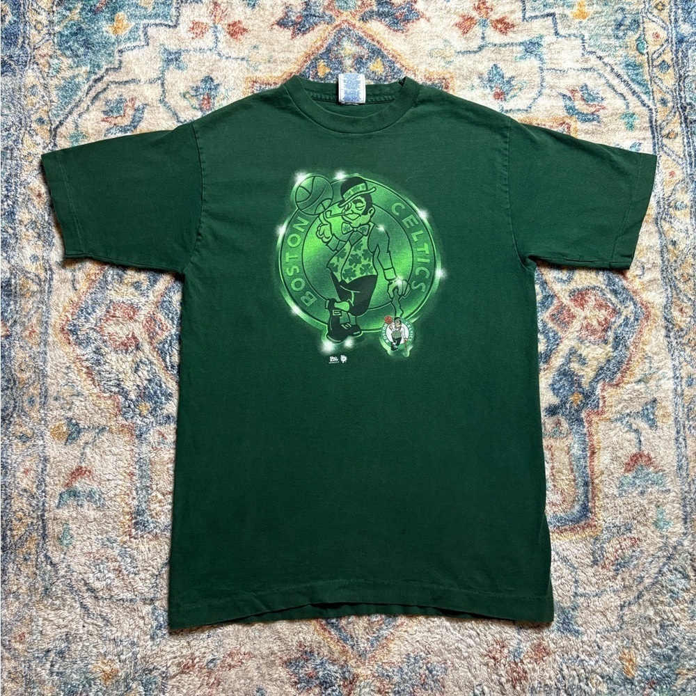 Vintage NBA Pro Player Boston Celtics Logo T-shirt Medium